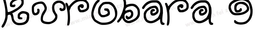kurobara gothicheavy字体转换